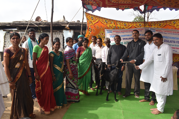 Provision of Livelihood at Gattepally region by CONCOR